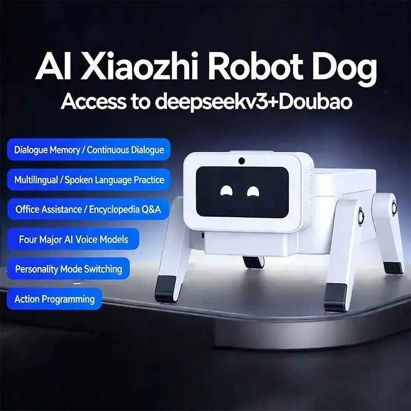 3D Printing Nerd - Xiaozhi KI-Roboter-Haustier für Kinder, Sprachgesteuerter Roboterhund,