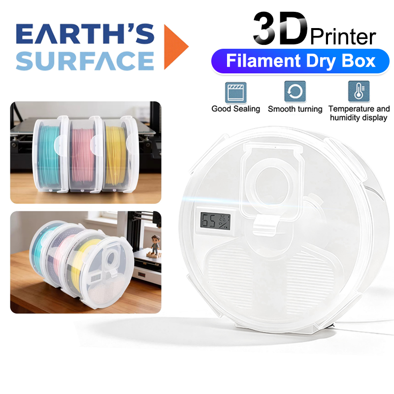 3D Printing Deck Box - Wandmontierte Luftdichte 3D-Drucker Filament-Trockenbox mit Hygrometer