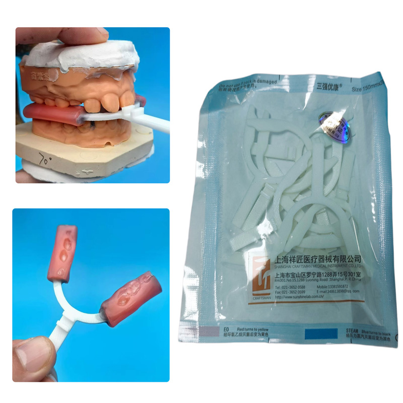3D Printing Orthodontics - 10 Stück/Beutel Kieferorthopädische Unterkiefer-Verlängerungsgabel, Dental-Labor 3D-gedruckte
