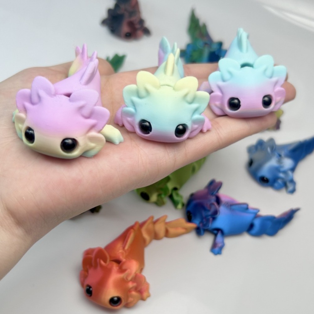 3D Printing Ultem - 3D-Gedruckte Salamander-Figuren Spielzeug mit Mehrfach-Gelenken und