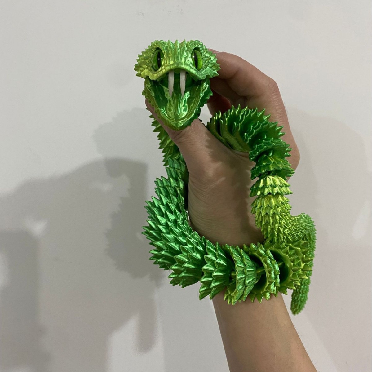 3D Printing Orthodontics - Gradient 3D-gedruckte bewegliche Schlange mit beweglichen