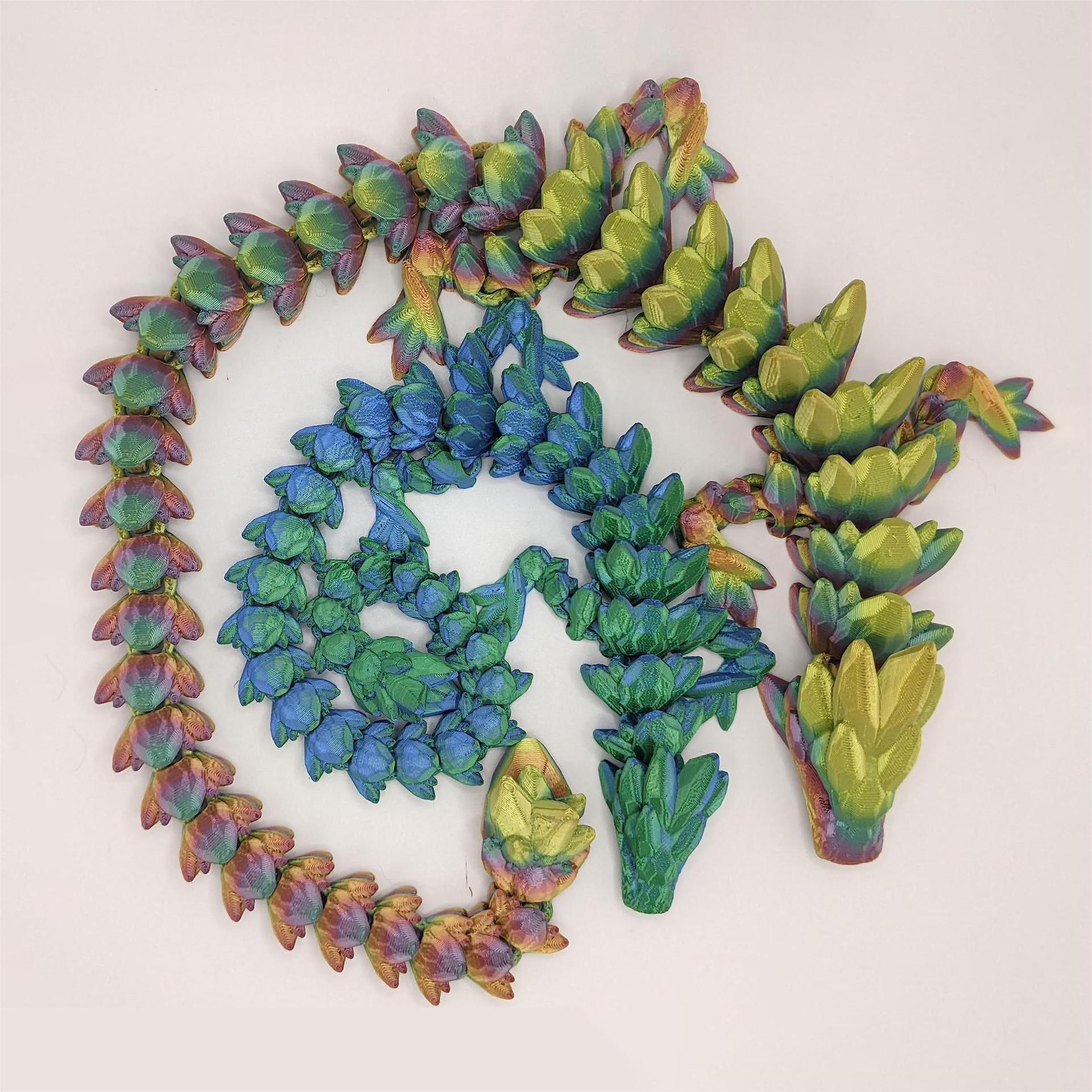 3D Printing Egg - 3D-gedruckter Drache mit flexiblen und beweglichen