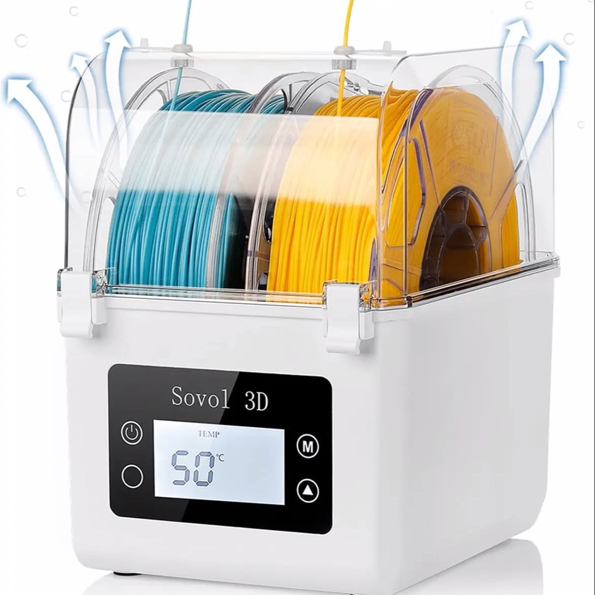 3D Printing Deck Box - Sovol Filament-Trockner 2023, SH01 Filament-Dörrgerät, 3D-Drucker-Spulenhalter