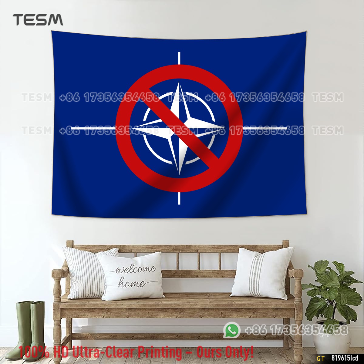 3D Printing Room - TESM 3D-Druck Wettbewerbsbanner Zaunflaggen Wandkunst Dekorative