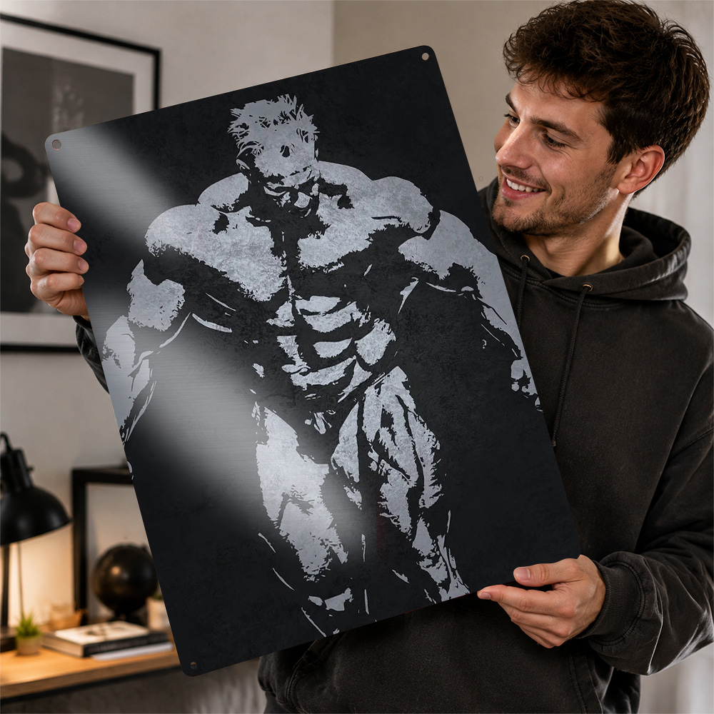 3D Printing Icon - Jay Cutler ikonisches 3D-gedrucktes Texturposter, personalisierte