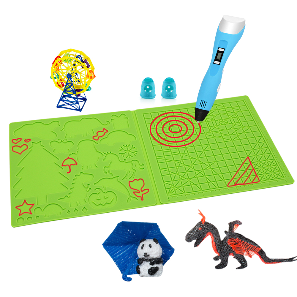 3D Printing Tablet - 3D-Druckstift-Silikon-Pad mit grundlegender geometrischer Vorlage, 2