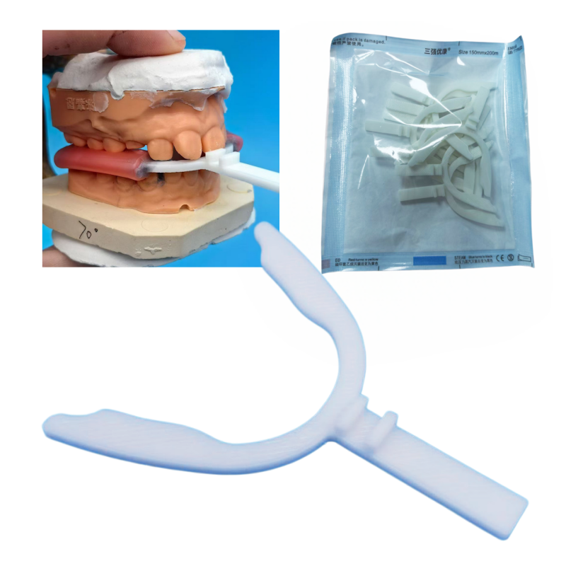 3D Printing Orthodontics - 10 Stück/Beutel Dental-Bissgabel, kieferorthopädische Mandibular-Verlängerung, Dentallabor,