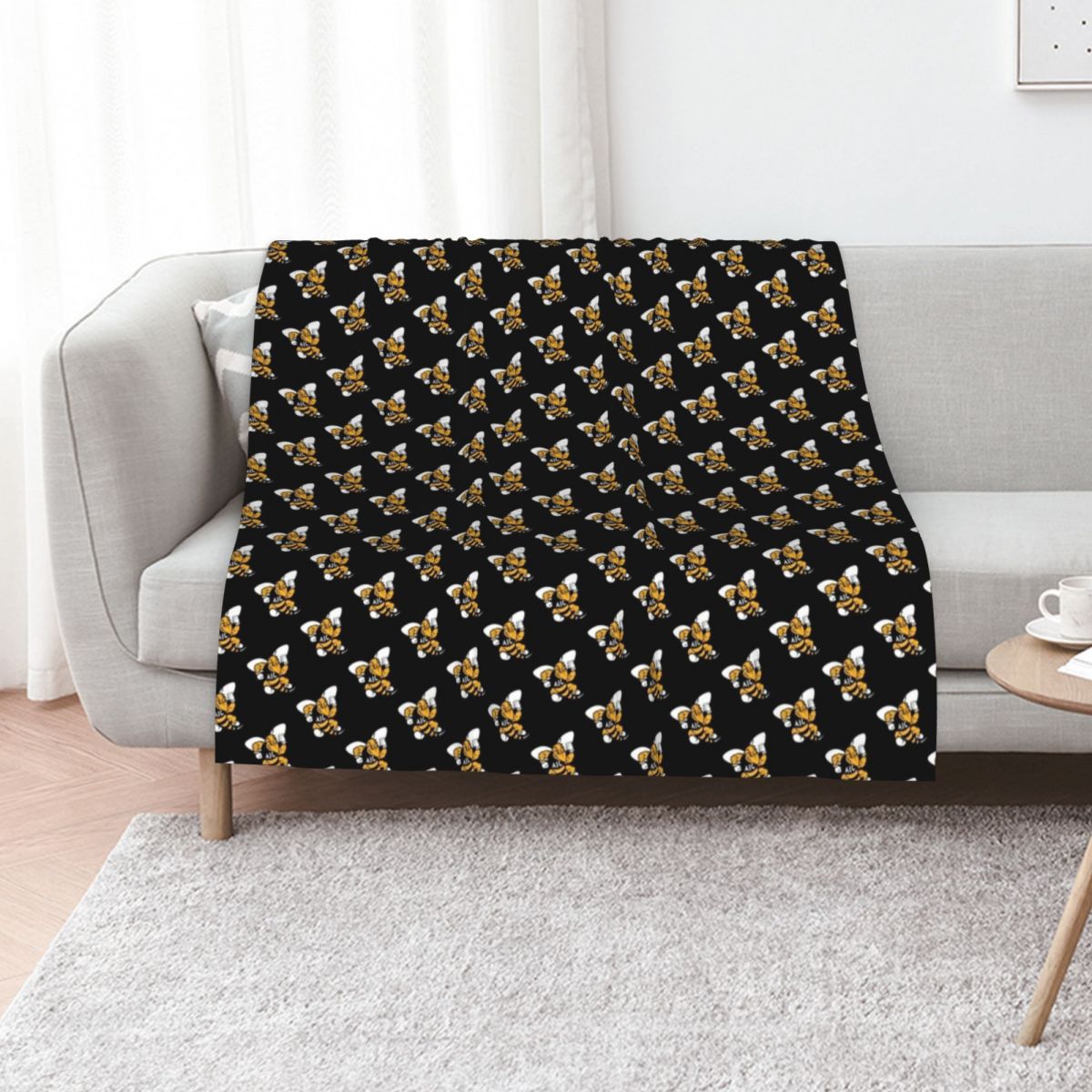 3D Printing Icon - Die Randolph Macon Iconic Throw Blanket