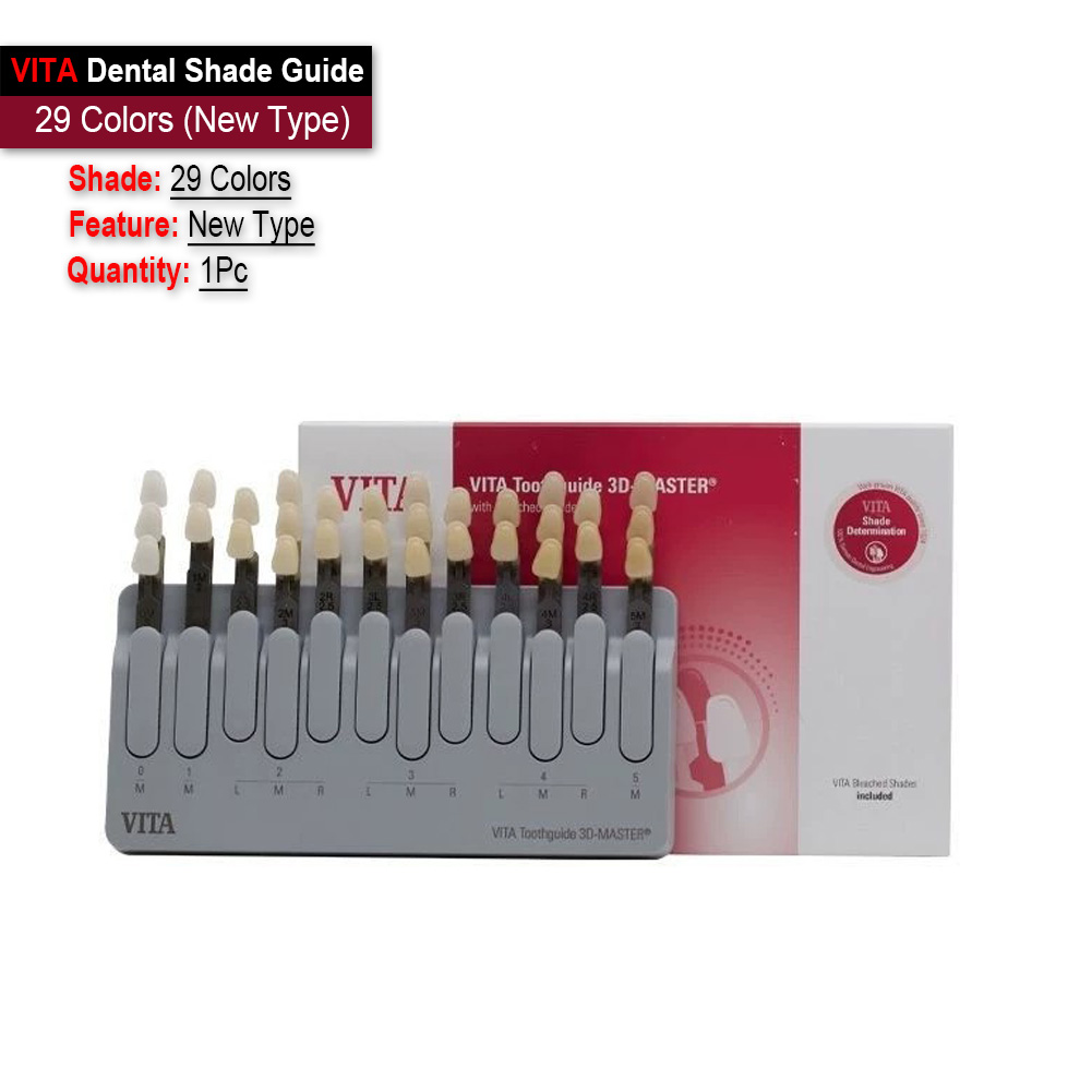 3D Printing Orthodontics - VITA 3D Zahnfarbguide 16/29 Farben Dental