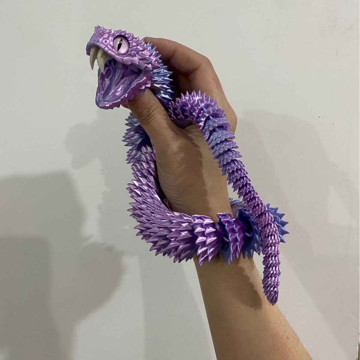 3D Printing Orthodontics - 30/45/60 cm 3D-gedrucktes Schlangenspielzeug mit beweglichen