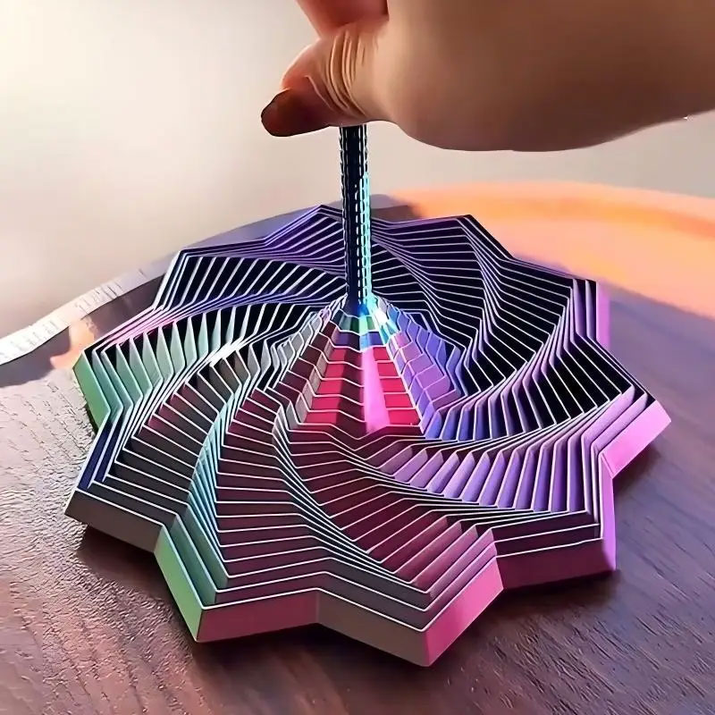 3D Printing Egg - 3D-Druck Erweitertes Sensorisches Fidget-Stern-Modell Visuelle Illusion