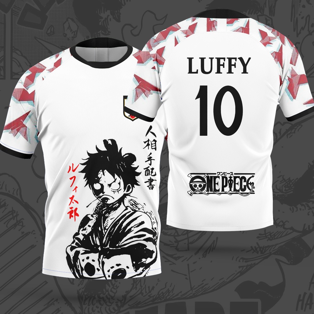 3D Printing Luffy - Sommer 2026 One Piece Luffy Themen-Fußballtrikot
