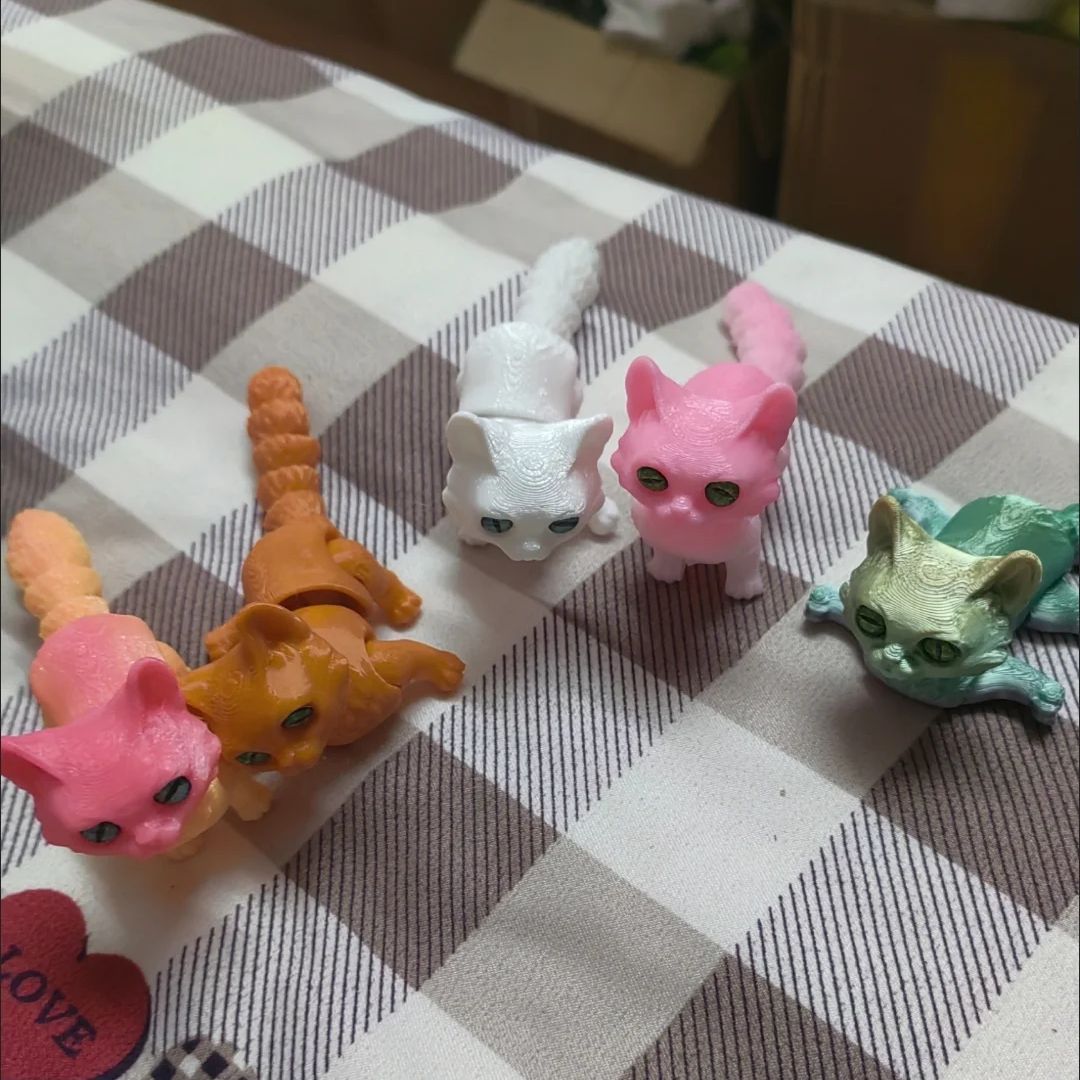 3D Printing Ultem - NEUE 3D-gedruckte Katze mit mehreren beweglichen
