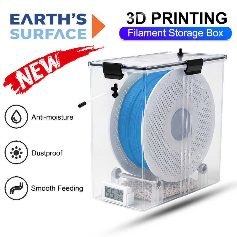 3D Printing Deck Box - Universelle 3D-Drucker Filament-Trockenbox mit Heißlufttrocknung, Feuchtigkeitsresistenter