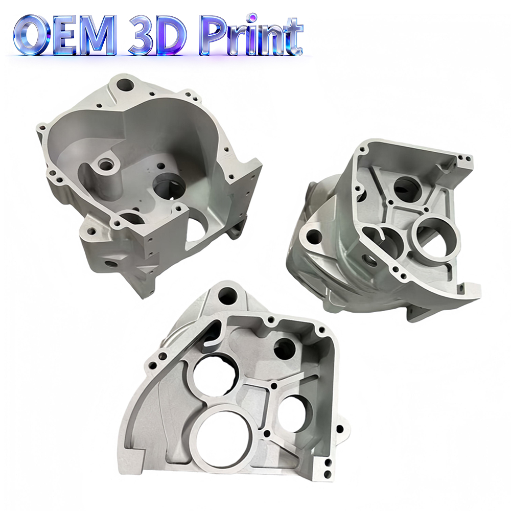 3D Printing Housing - OEM SLM Metall 3D-Druck Maßgefertigtes Aluminium-Getriebegehäuse