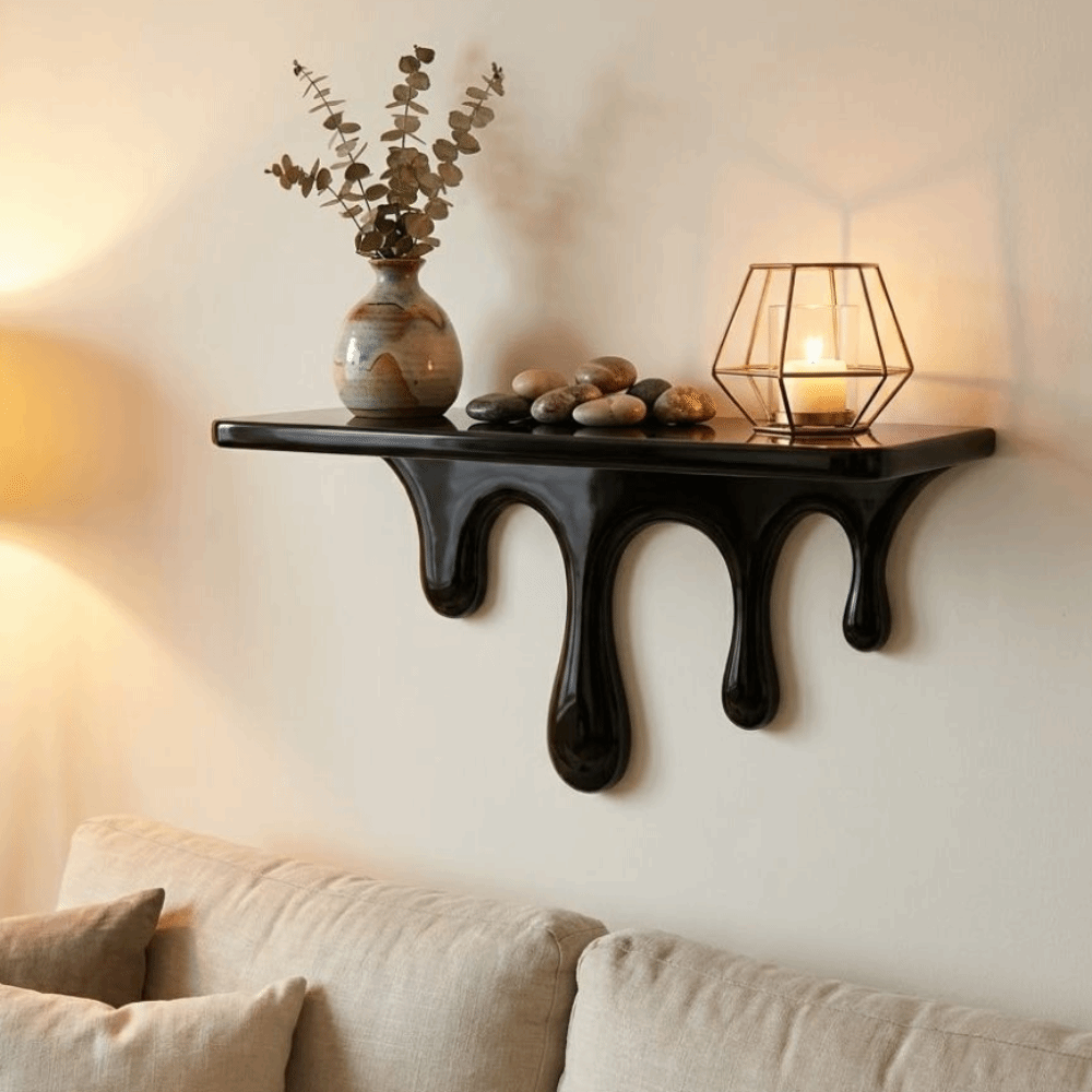 3D Printing Room - Klassisches 3D-gedrucktes schwebendes Regal aus Kunststoff,