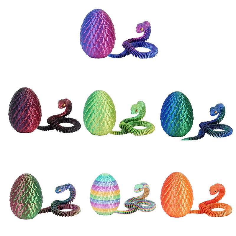 3D Printing Egg - 30 cm große, 3D-gedruckte Schlange mit