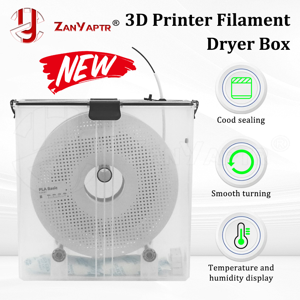 3D Printing Deck Box - Filament-Trocknerbox für 3D-Druckerteile, neue verbesserte Filamentversiegelung,
