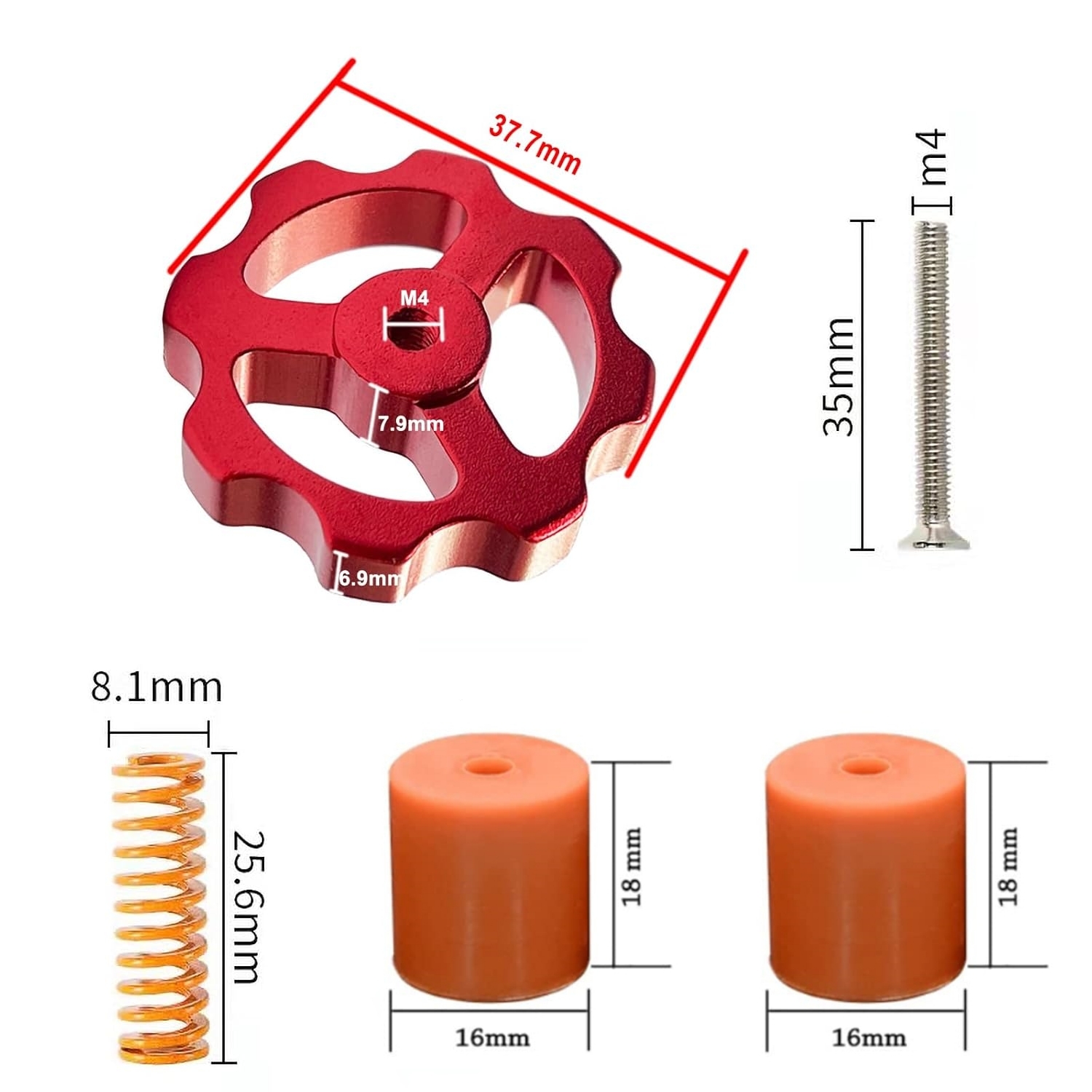 4PCS 3D-Drucker-Heißbett-Nivel – Ender 3 Upgrade Kit Bewertung und Preis