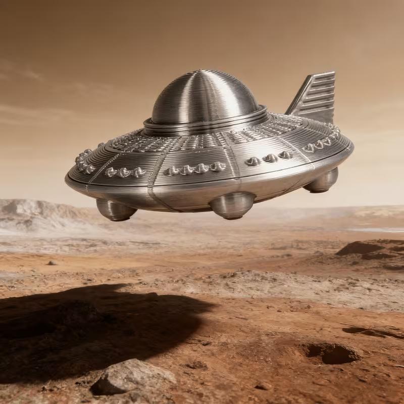 3D-gedruckte UFO-Figuren mit R – 3D Printing Ultem Bewertung und Preis