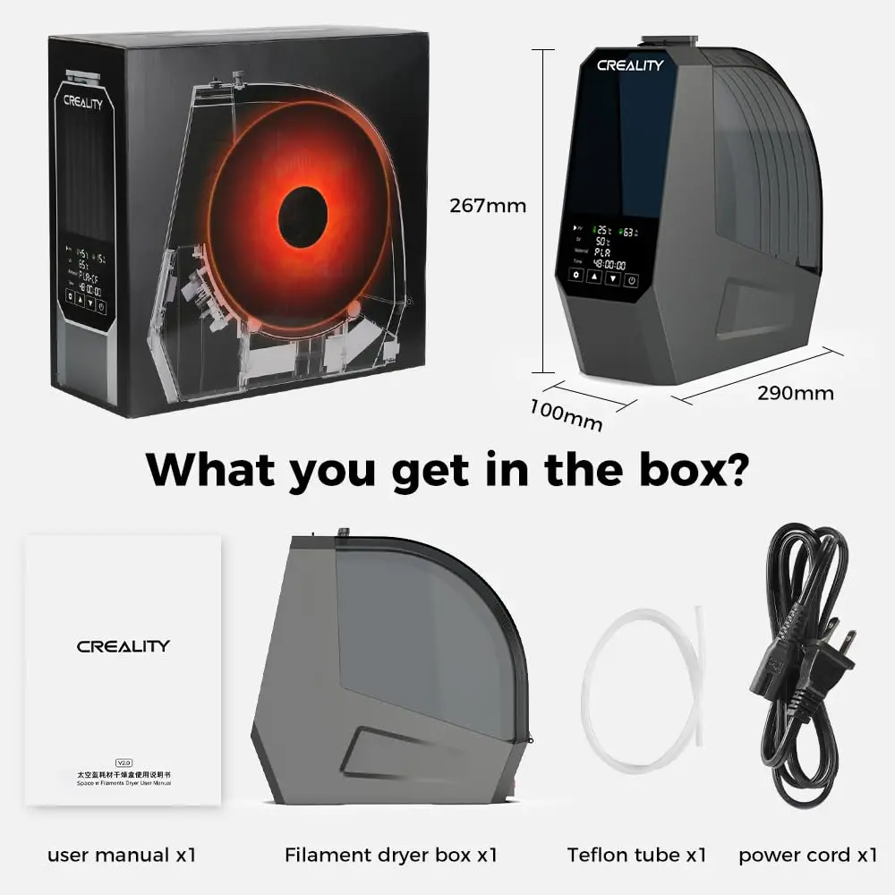 Creality Space Pi 360 °   Heiß – 3D Printing Deck Box Bewertung und Preis