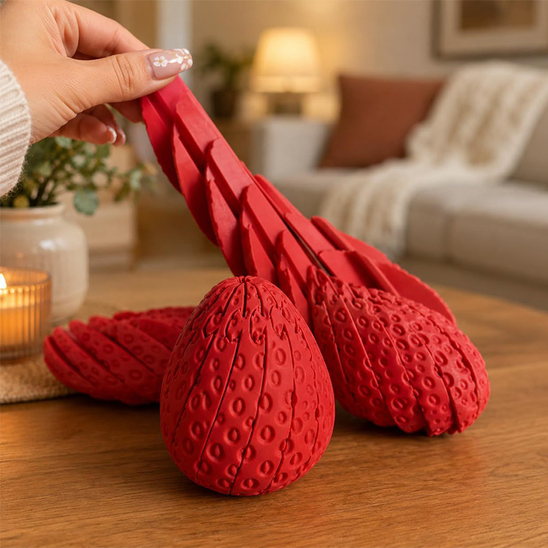 Verdrehtes Erdbeer-Ei 3D-Gedru – 3D Printing Egg Bewertung und Preis