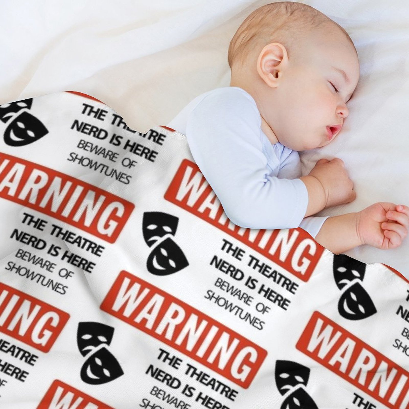 WARNING Theater-Nerd-Decke Wei – 3D Printing Nerd Bewertung und Preis