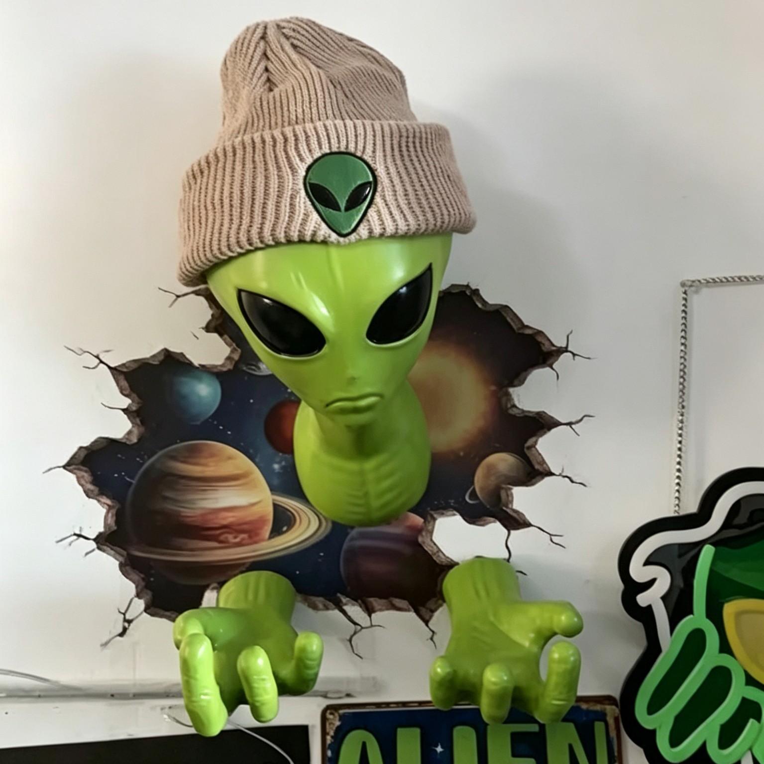 1 grüner Alien-Anhänger, 3D-Al – 3D Printing Room Bewertung und Preis